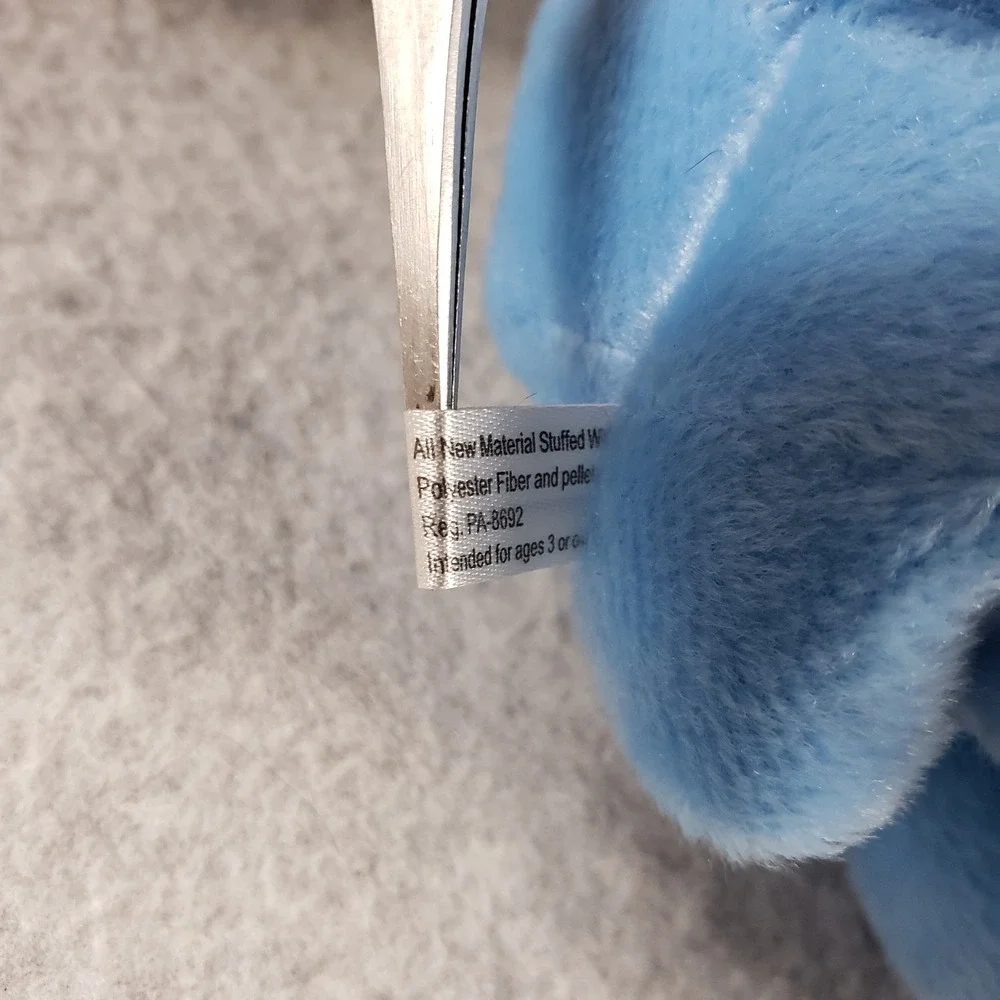 Nutrisystem 30 lb Community Bear Plush Blue Milestone‎ Y2K Retro Mascot Stuffed